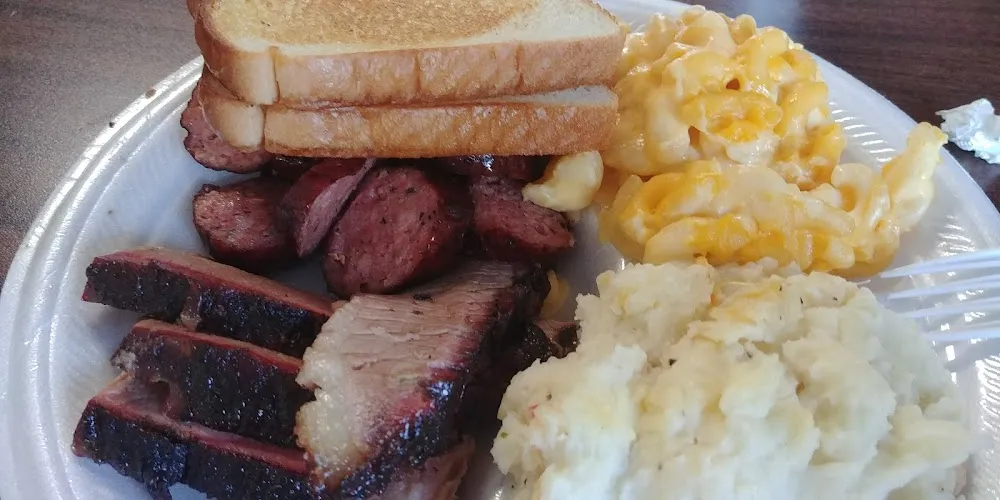 Brisket and Sausage Plate